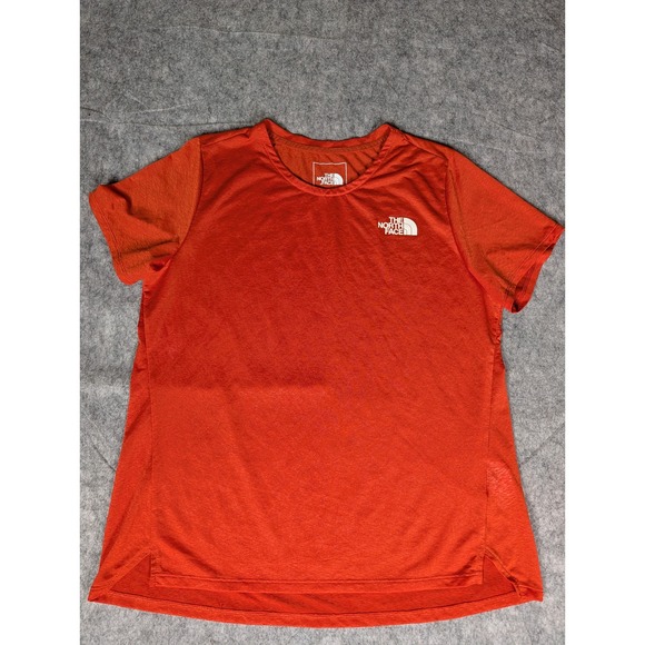 The North Face Womens Orange Active Performance T-Shirt Size L - Picture 5 of 8